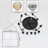 Ripoll hanging light, globe light, Cluster pendant lamp Amber, clear, Smoke-coloured, 5-light sources