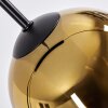Koyoto hanging light, globe light, pendant light gold, 4-light sources