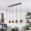 Koyoto hanging light, globe light, pendant light gold, 4-light sources