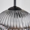 Ripoll hanging light, globe light, Cluster pendant lamp Amber, clear, Smoke-coloured, 5-light sources