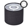 Fabric shade  Bassagoda spare part, Lampshade black, white