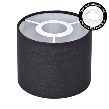 Fabric shade  Bassagoda spare part, Lampshade black, white