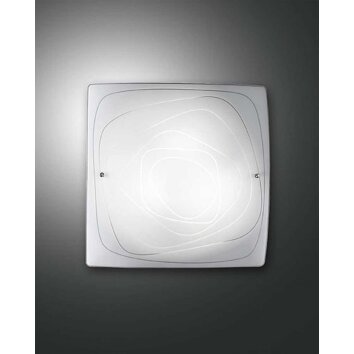 Fabas Luce LYNN ceiling light matt nickel, 2-light sources