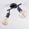 Geira ceiling light black, 2-light sources