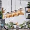 Koyoto hanging light, globe light, pendant light Amber, 4-light sources
