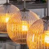 Koyoto hanging light, globe light, pendant light Amber, 4-light sources