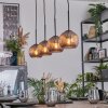 Koyoto hanging light, globe light, pendant light coppery, 4-light sources