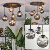 Chehalis ceiling light, globe light Smoke-coloured, 5-light sources