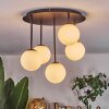 Chehalis ceiling light, globe light white, 5-light sources