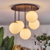 Chehalis ceiling light, globe light white, 5-light sources