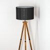 Soungou floor lamp Dark wood, black, 1-light source