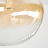 Chehalis ceiling light, globe light Amber, clear, Smoke-coloured, 5-light sources
