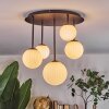Chehalis ceiling light, globe light white, 5-light sources