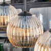 Koyoto hanging light, globe light, pendant light Amber, 4-light sources