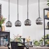 Ripoll hanging light, globe light, pendant light Smoke-coloured, 4-light sources