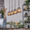 Ripoll hanging light, globe light, pendant light Smoke-coloured, 4-light sources