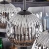 Ripoll hanging light, globe light, pendant light Smoke-coloured, 4-light sources