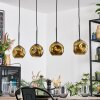 Ripoll hanging light, globe light, pendant light gold, 4-light sources