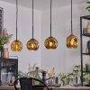 Ripoll hanging light, globe light, pendant light gold, 4-light sources
