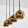 Ripoll hanging light, globe light, pendant light gold, 4-light sources