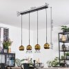 Ripoll hanging light, globe light, pendant light gold, 4-light sources