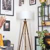 Soungou floor lamp Dark wood, black, 1-light source