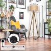 Soungou floor lamp Dark wood, black, 1-light source