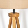 Soungou floor lamp Dark wood, black, 1-light source