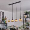 Ripoll hanging light, globe light, pendant light Amber, 4-light sources