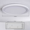 Qadir outdoor ceiling light, ceiling light LED white, 1-light source