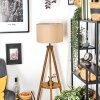 Soungou floor lamp Dark wood, black, 1-light source