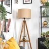 Soungou floor lamp Dark wood, black, 1-light source