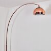 Baloca floor lamp, Arch lamps copper, black, 1-light source