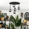 Chehalis ceiling light, globe light Smoke-coloured, 5-light sources