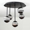 Chehalis ceiling light, globe light Smoke-coloured, 5-light sources