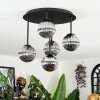 Chehalis ceiling light, globe light Smoke-coloured, 5-light sources