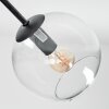Koyoto ceiling light, globe light 42 cm clear, 3-light sources