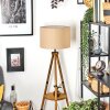 Soungou floor lamp brown, Ecru, black, 1-light source