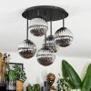 Chehalis ceiling light, globe light Smoke-coloured, 5-light sources