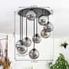 Gastor ceiling light, globe light Smoke-coloured, 9-light sources