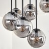 Gastor ceiling light, globe light Smoke-coloured, 9-light sources