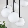 Gastor ceiling light, globe light white, 9-light sources