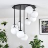 Gastor ceiling light, globe light white, 9-light sources