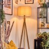 Soungou floor lamp Ecru, matt nickel, 1-light source