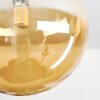 Chehalis ceiling light, globe light Amber, Smoke-coloured, 5-light sources