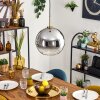 Koyoto hanging light, globe light, pendant light gold, black, 1-light source