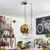 Koyoto hanging light, globe light, pendant light gold, black, 1-light source