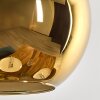 Koyoto hanging light, globe light, pendant light gold, black, 1-light source