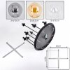 Gastor ceiling light, globe light Amber, clear, Smoke-coloured, 9-light sources