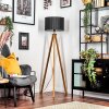 Soungou floor lamp Ecru, black, 1-light source